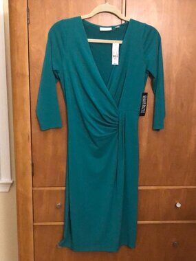 New York & Co Green Dress XS
